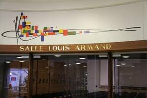 (Notre grande salle de réunion reprend le nom de ce grand bâtisseur des chemins de fer qu'a été Louis Armand / Our largest meeting room is named after Louis Armand, the great railway visionary 
