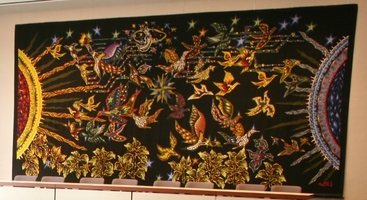 Tapisserie de Jean Lurçat, offerte par la SNCF(Tapisserie de Jean Lurçat, offerte par la SNCF